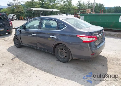 2013 Nissan Sentra S from USA, damaged, VIN 3N1AB7APXDL757941